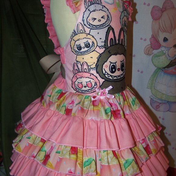 Labubu Little Girl Dress  Size   4t  NEW - Picture 3 of 4